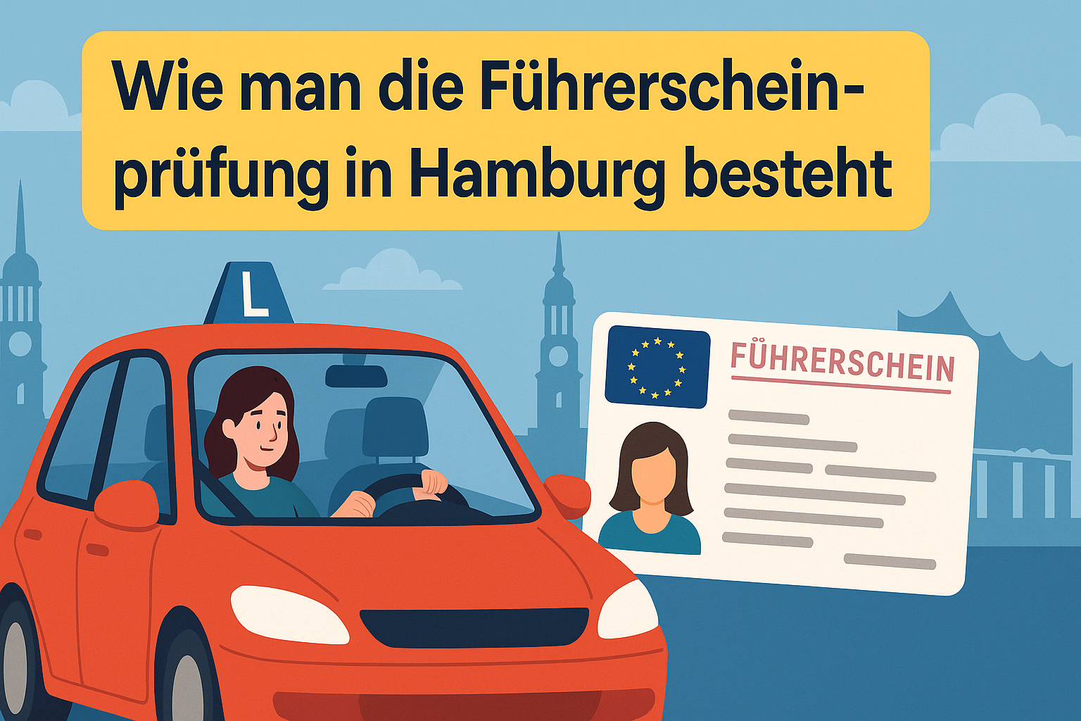 Wie man die Führerscheinprüfung in Hamburg besteht