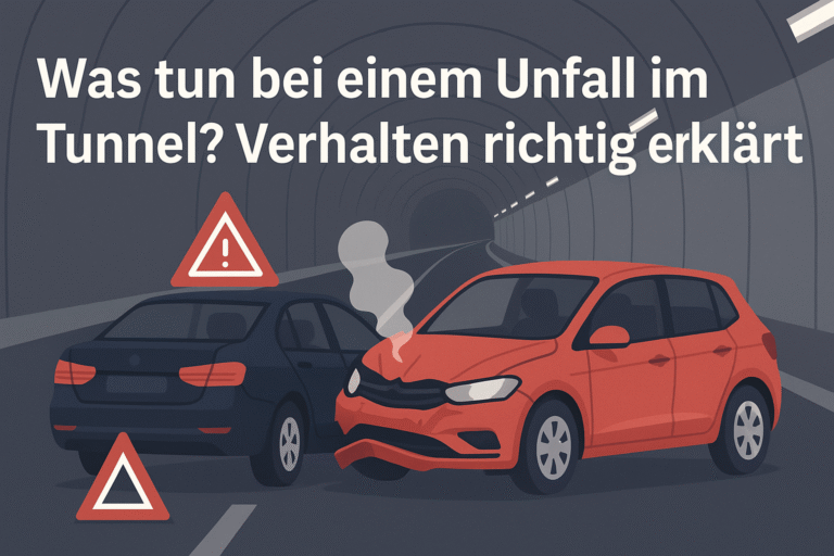 Was tun bei einem Unfall im Tunnel Verhalten richtig erklärt